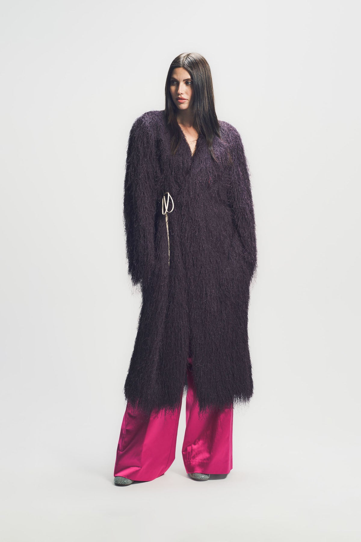 DRIES VAN NOTEN | WASHED SATIN PANTS