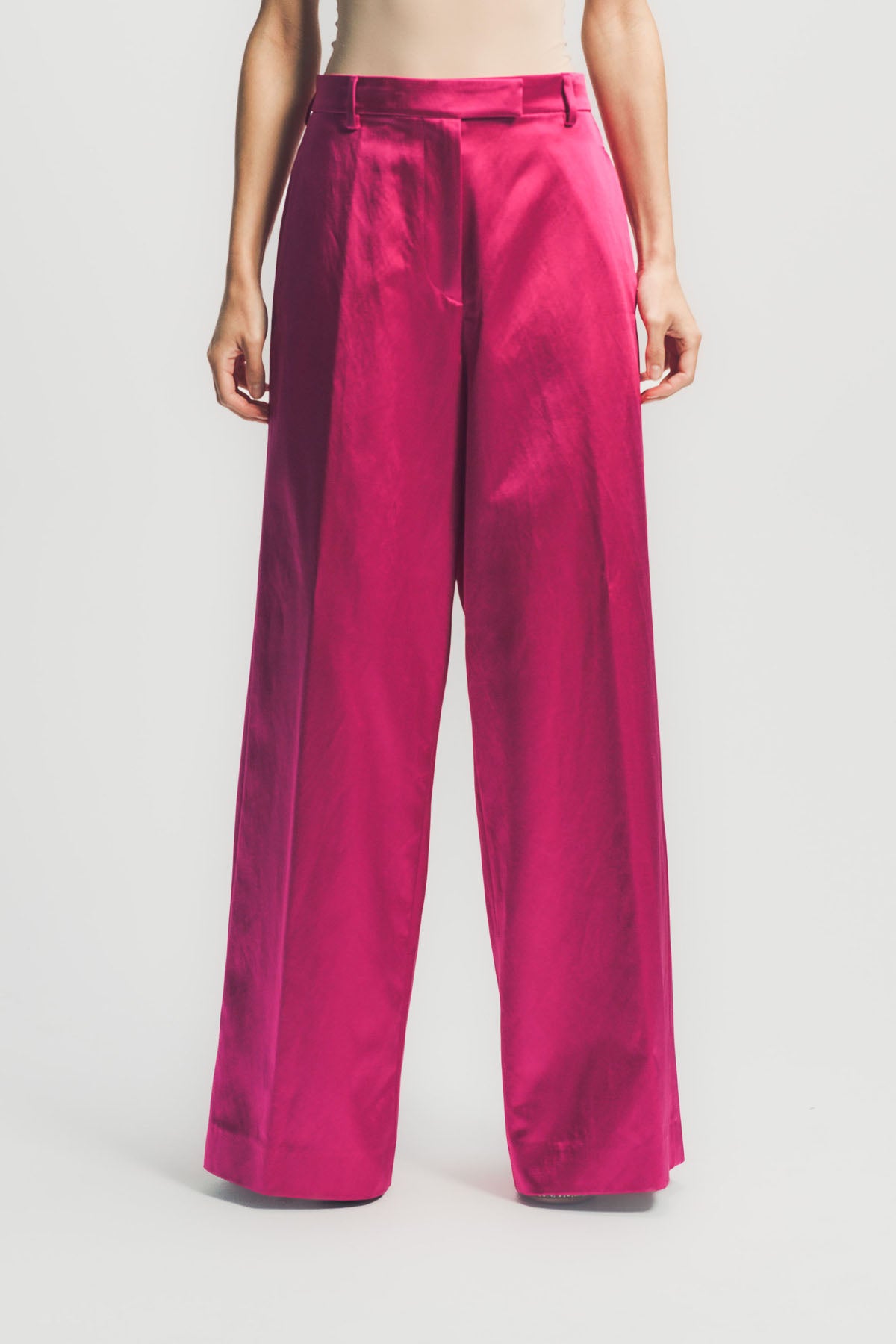 DRIES VAN NOTEN | WASHED SATIN PANTS