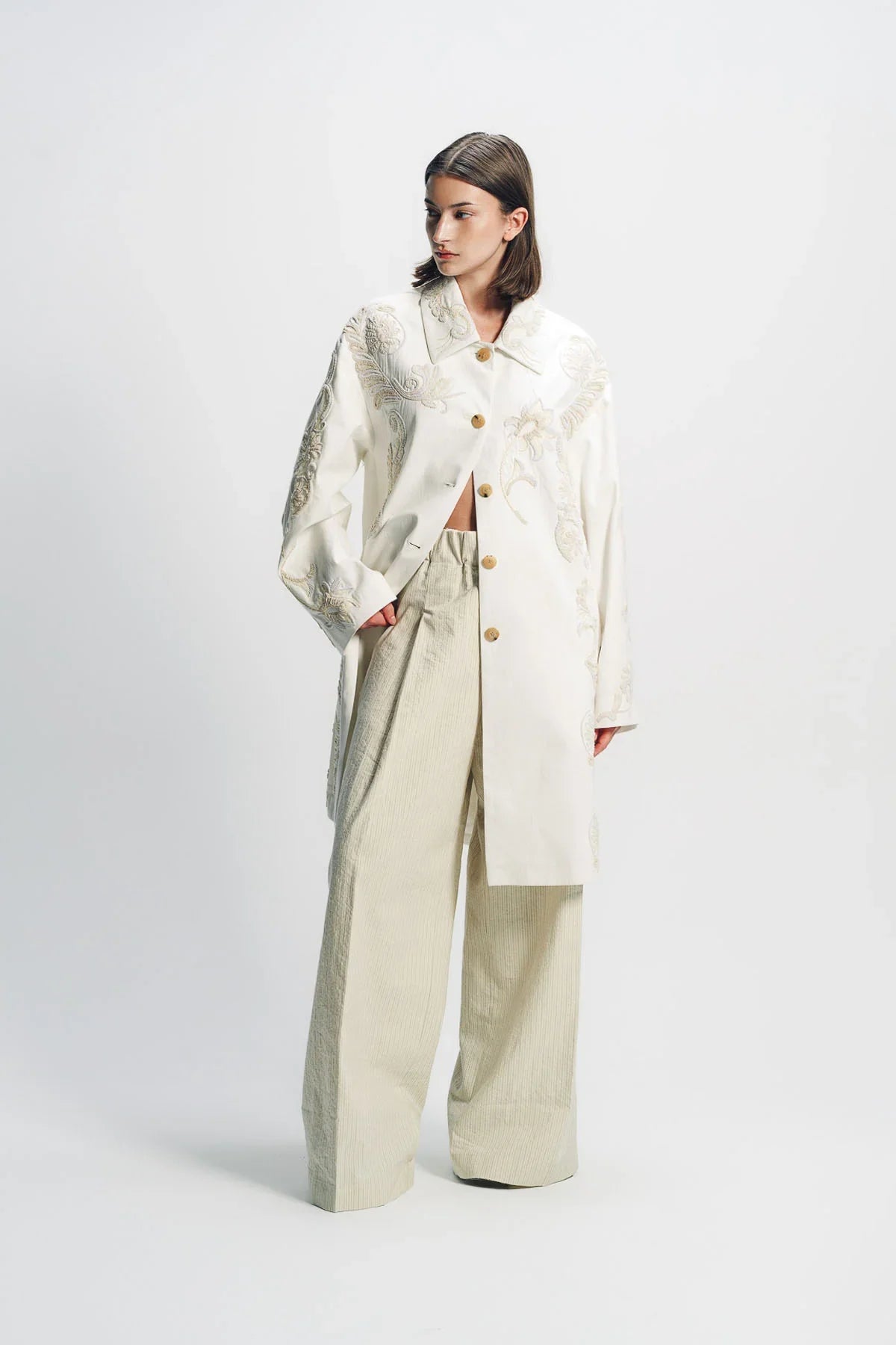 DRIES VAN NOTEN | WIDE PLEATED PANTS