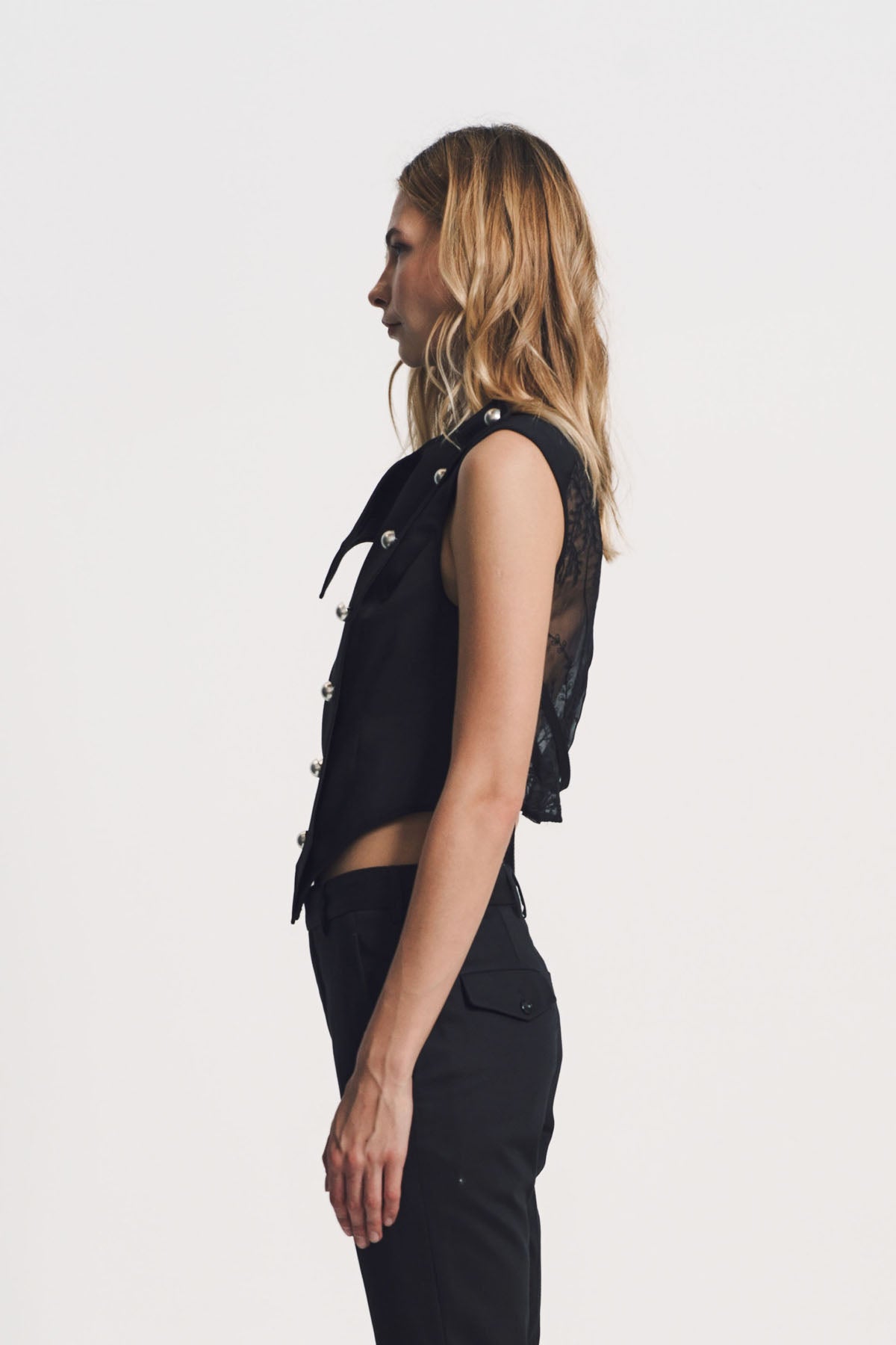 ANN DEMEULEMEESTER | GINA TAILORED WAISTCOAT
