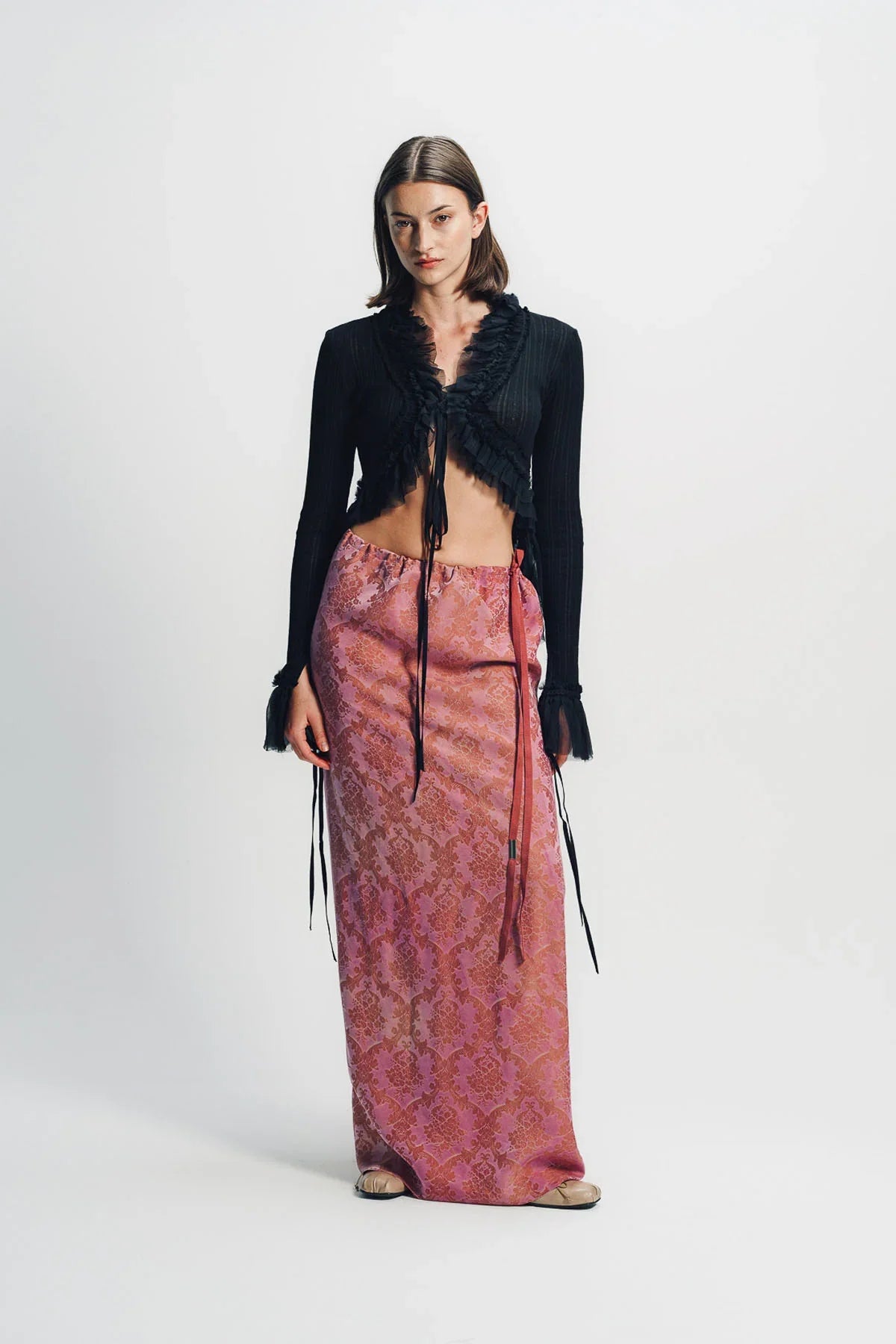 ANN DEMEULEMEESTER | SHEILA LONG BIAS SKIRT