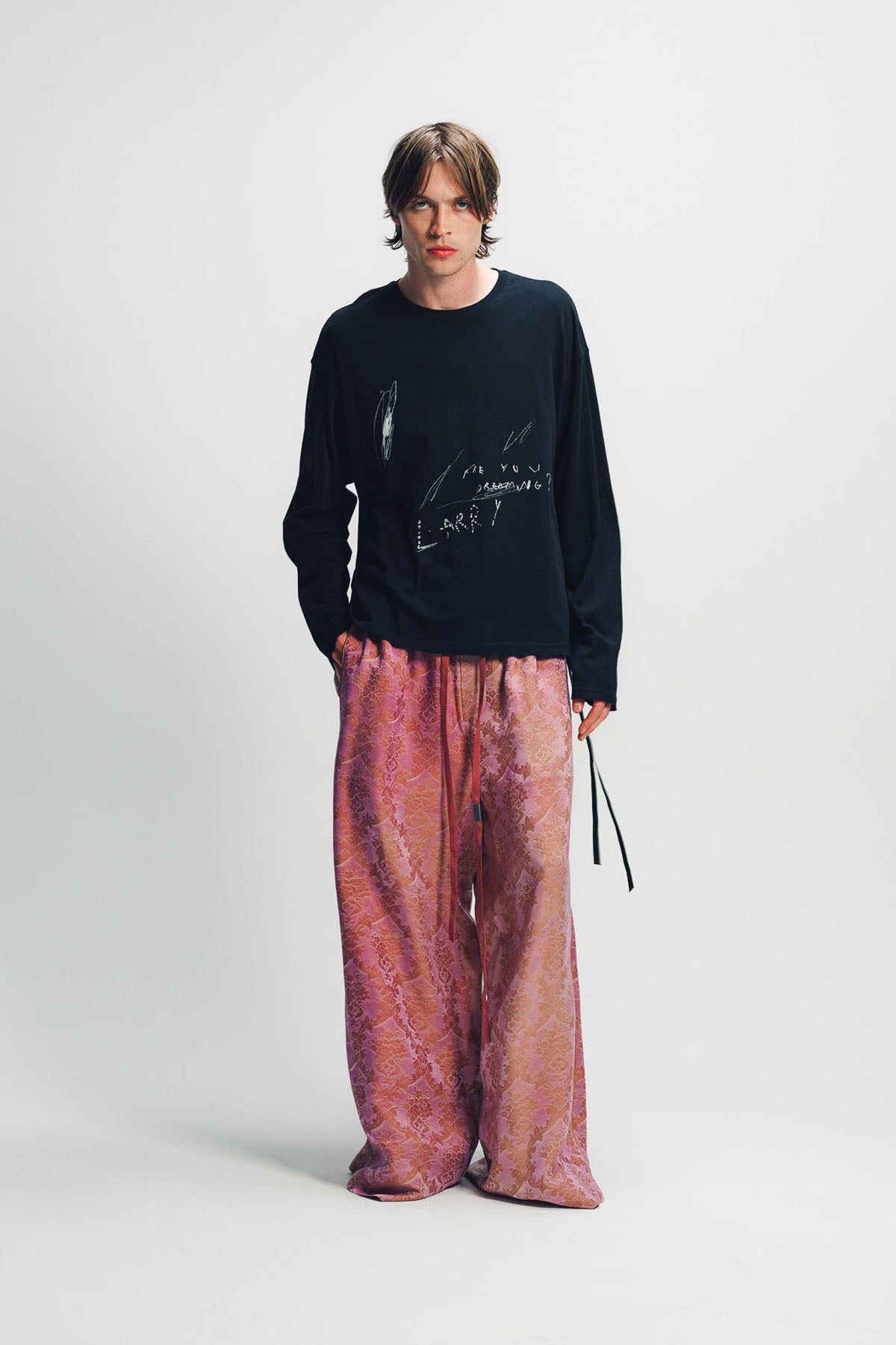 ANN DEMEULEMEESTER | EMIL RELAX FIT LONG SLEEVE BOXY T-SHIRT