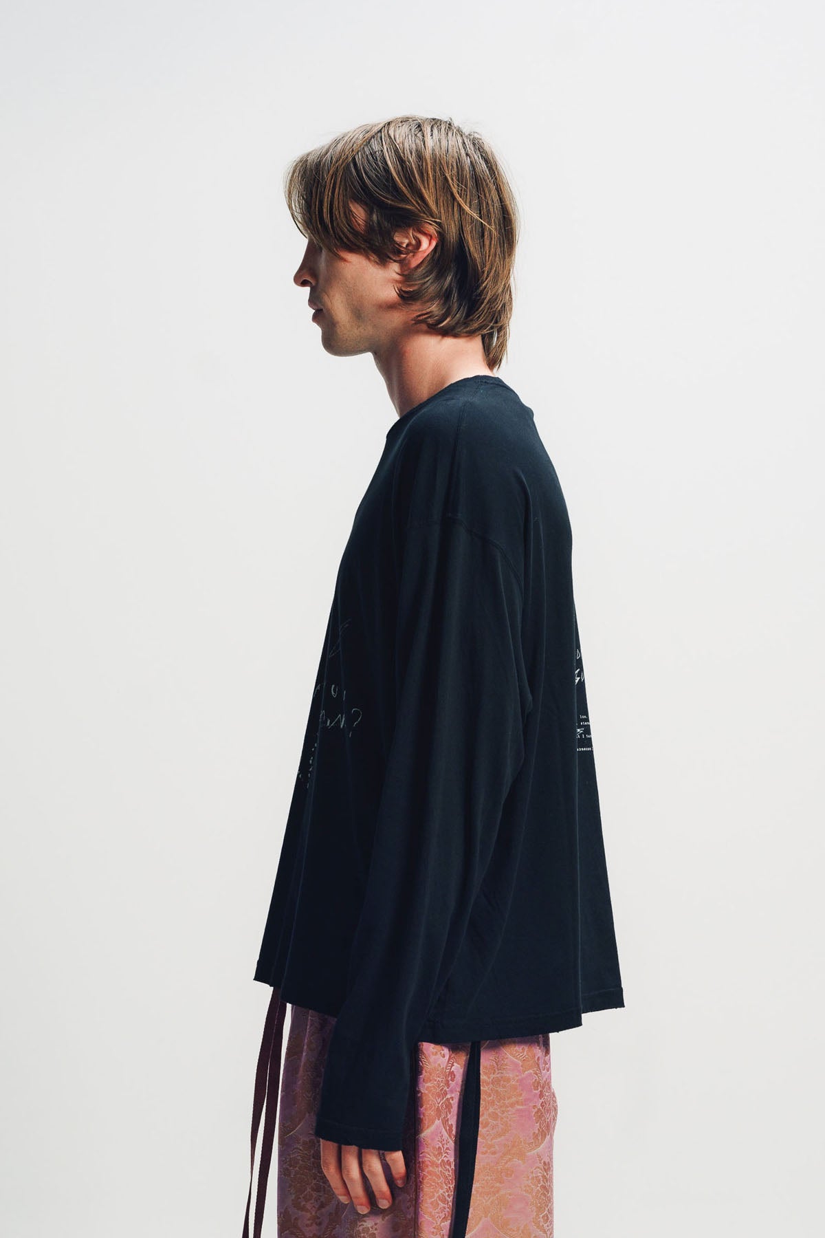 ANN DEMEULEMEESTER | EMIL RELAX FIT LONG SLEEVE BOXY T-SHIRT