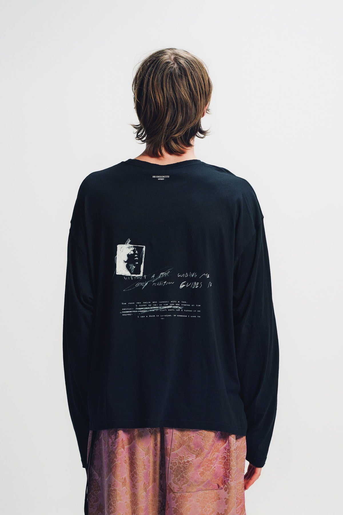 ANN DEMEULEMEESTER | EMIL RELAX FIT LONG SLEEVE BOXY T-SHIRT