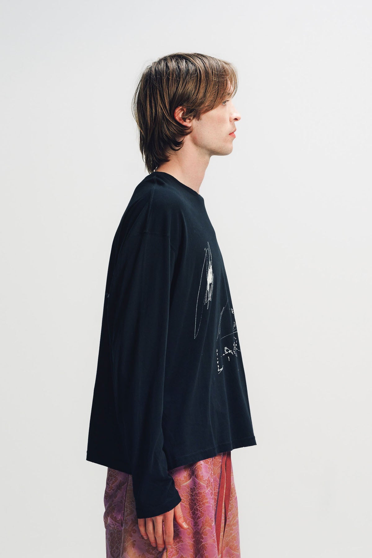 ANN DEMEULEMEESTER | EMIL RELAX FIT LONG SLEEVE BOXY T-SHIRT