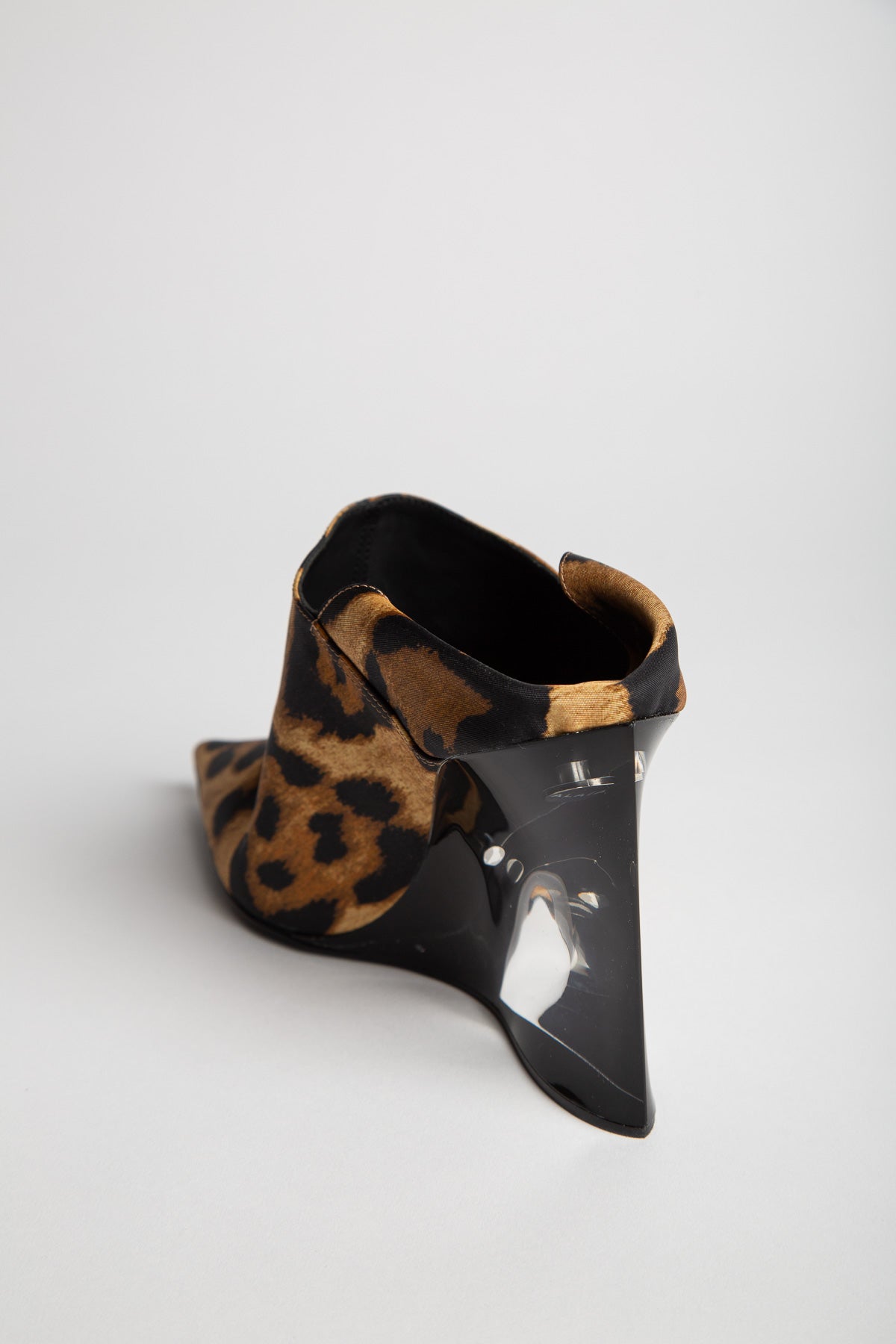 Alaïa | Invisible Mules in Printed Twill