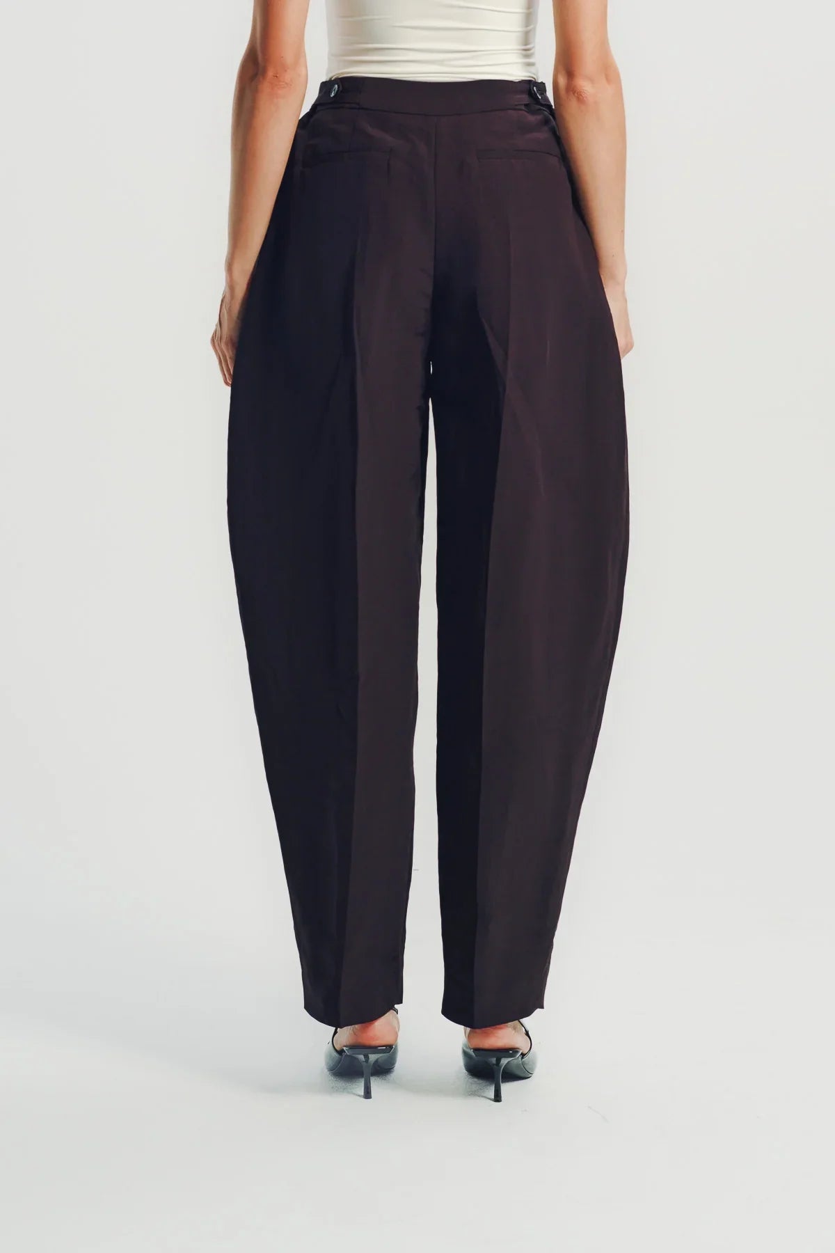 Alaïa | Paper-Touch Round Tailored Pants