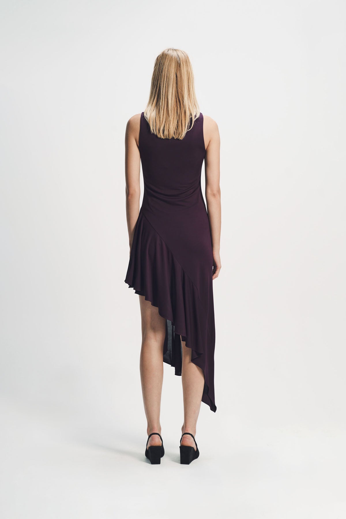 Alaïa | Asymmetric Fluid Jersey Dress