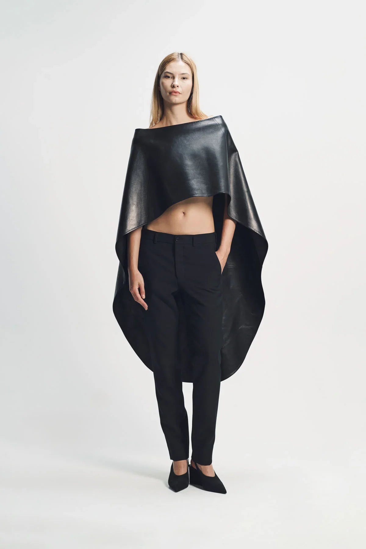 Balenciaga | Leather Cape