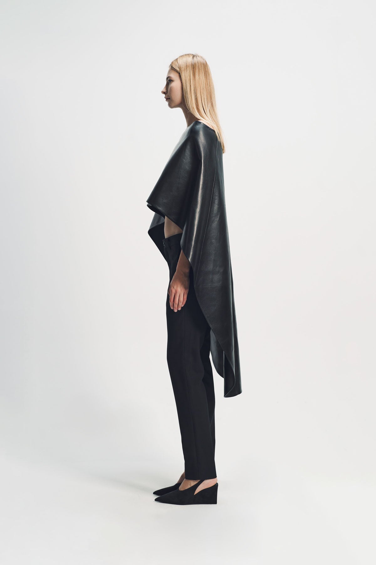 Balenciaga | Leather Cape