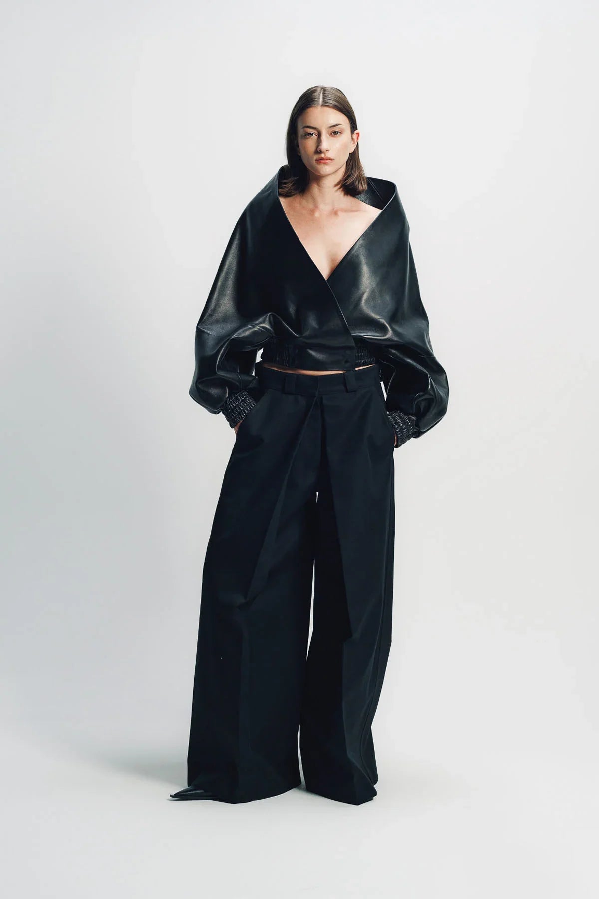 BALENCIAGA | WIDE LEG PANTS