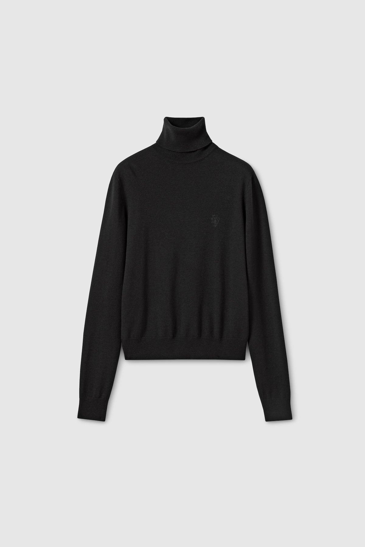 GUCCI | KNIT WOOL TURTLENECK WITH EMBROIDERY