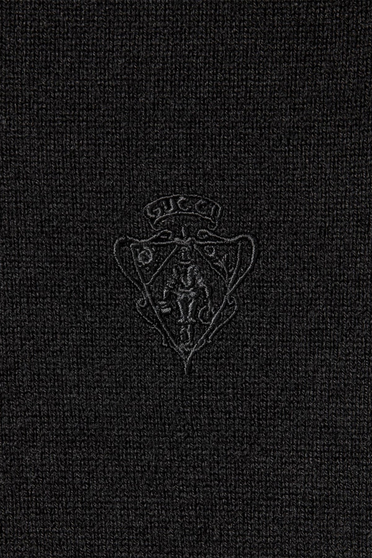 GUCCI | KNIT WOOL TURTLENECK WITH EMBROIDERY