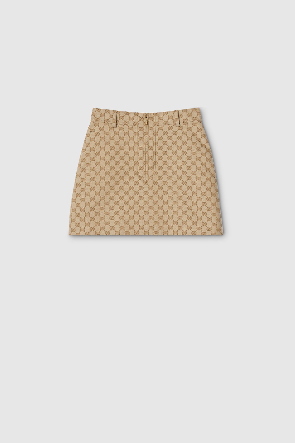 Gucci ロゴパターン Aラインスカート Gucci | Gg Cotton Canvas Jacquard Fabric Skirt