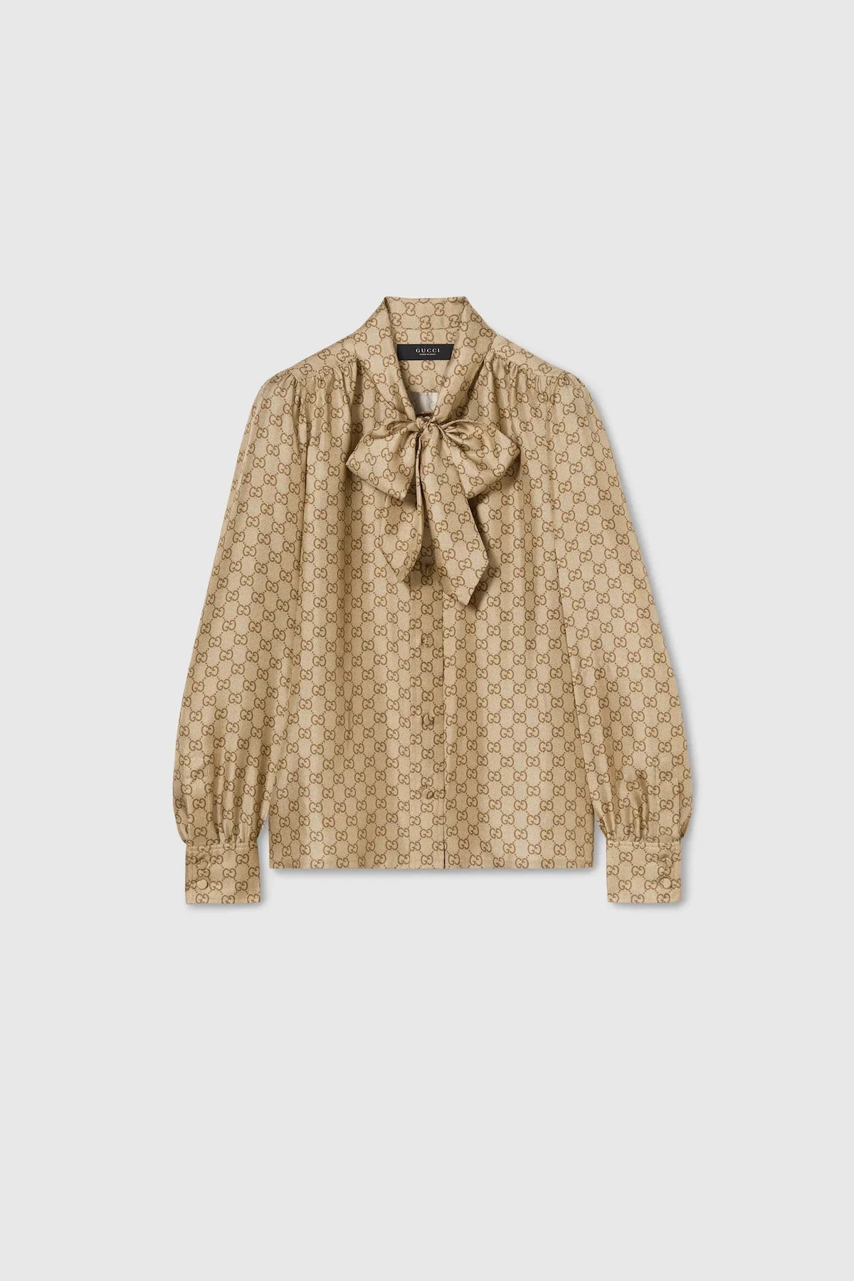 GUCCI | PRINTED SILK TWILL SHIRT
