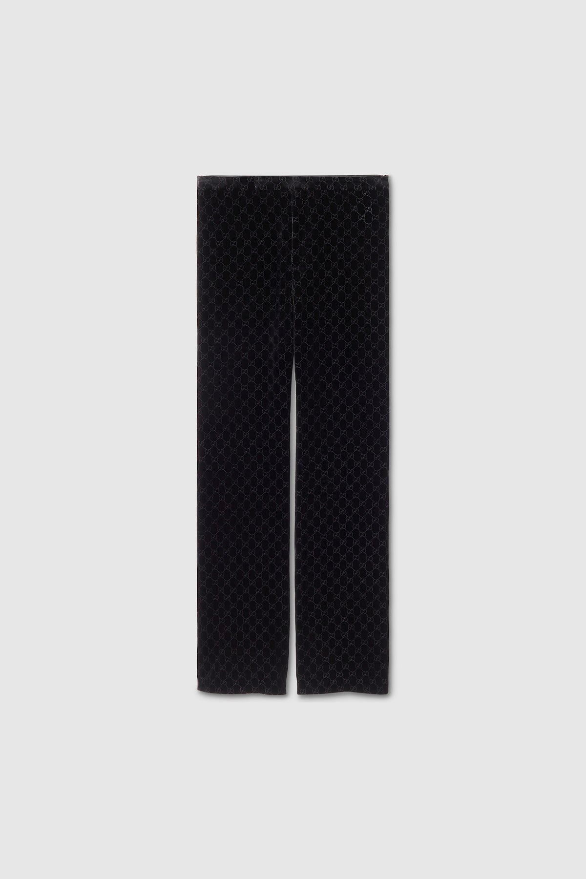 GUCCI | GG STRETCH VELVET DEVORÉ PANTS