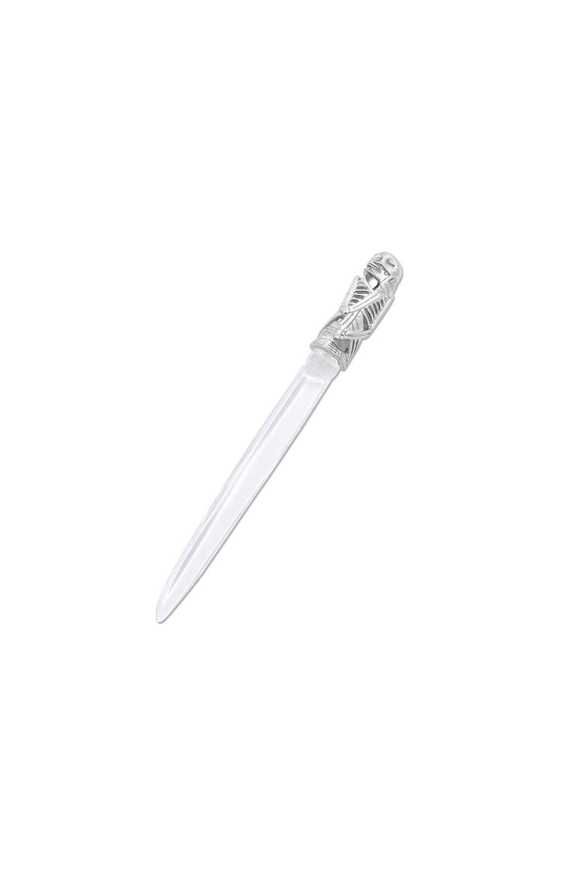 RENATO CIPULLO | ROCK CRYSTAL SKELETON LETTER OPENER