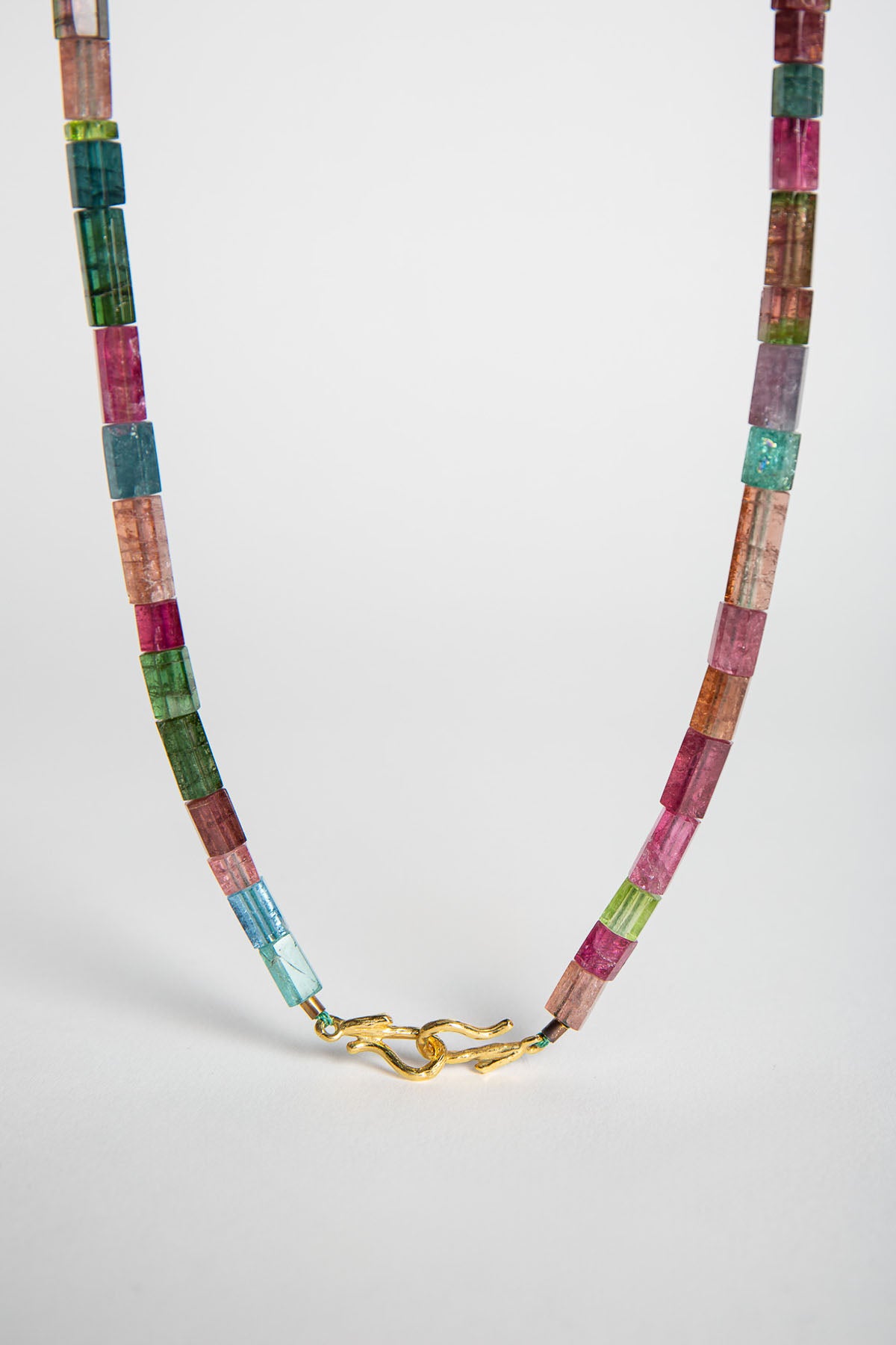 MAUD JEWELRY | TRI-COLOR TOURMALINE NECKLACE