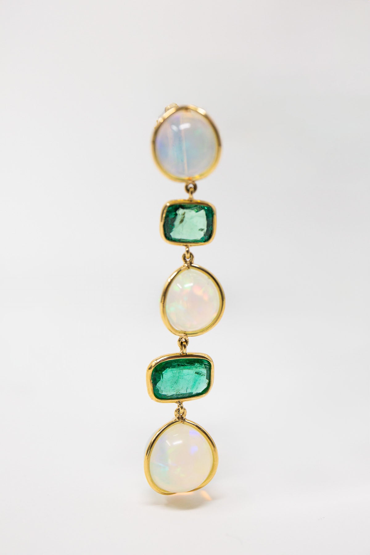 MAUD JEWELRY | OPAL & EMERALD EARRINGS