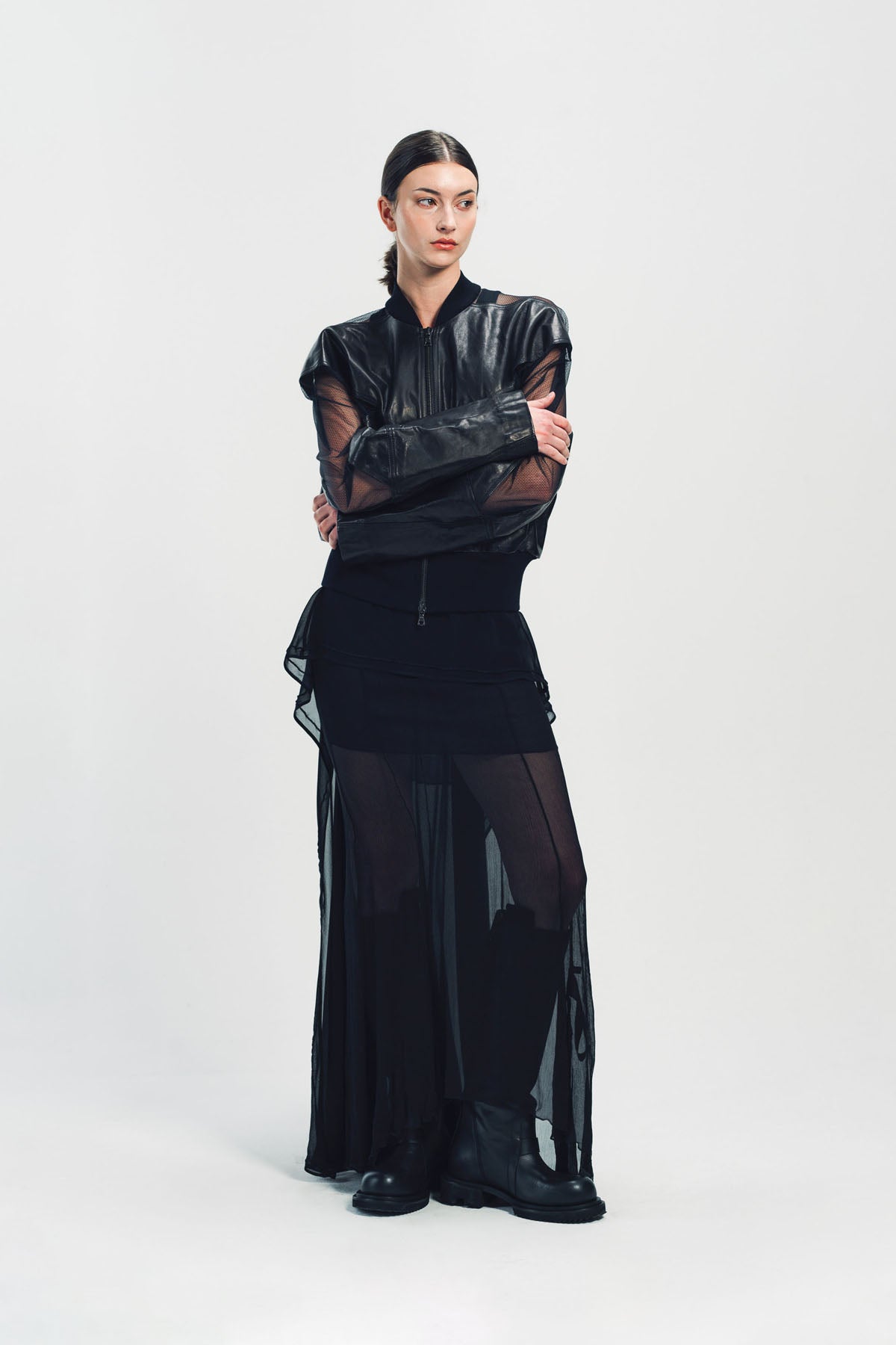 YEHUAFAN | SILK SKIRT