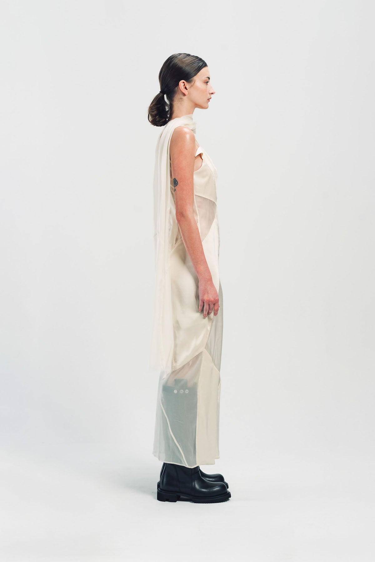 YEHUAFAN | COTTON & SILK DRESS