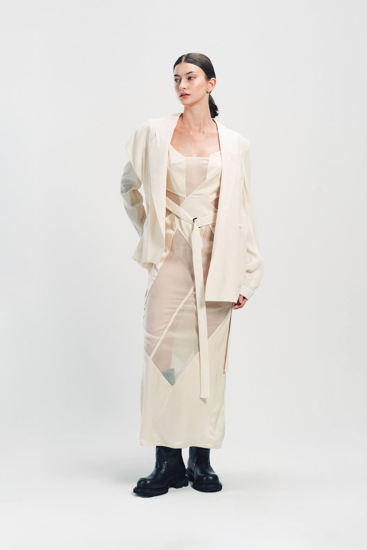 YEHUAFAN | LAYERED JACKET