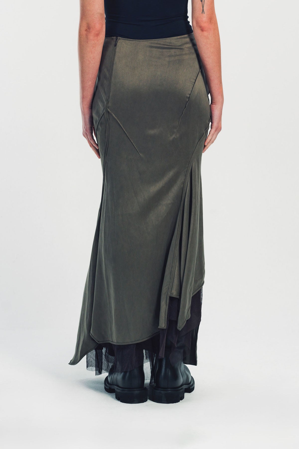 YEHUAFAN | SILK SKIRT