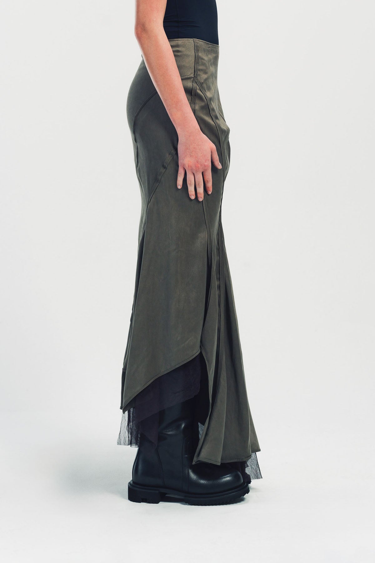 YEHUAFAN | SILK SKIRT