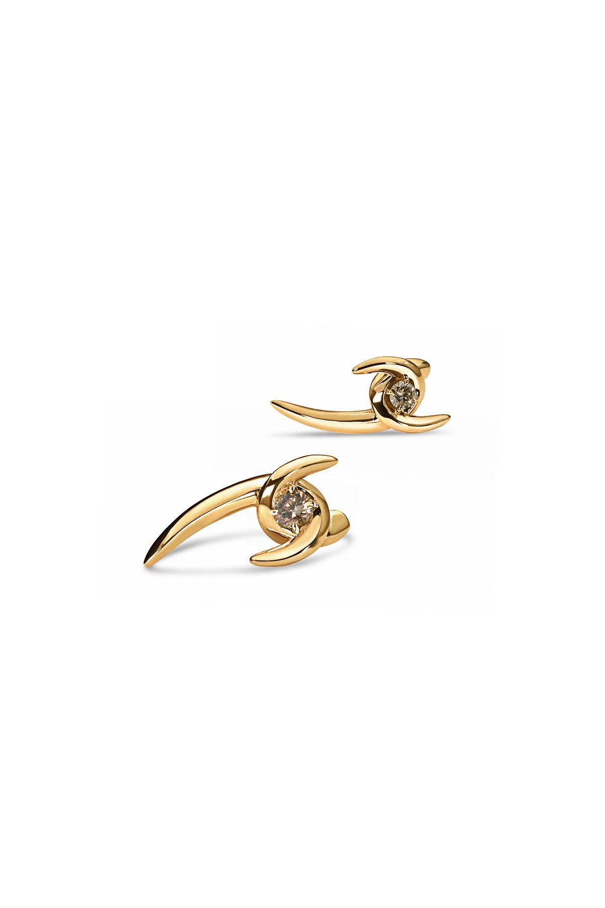 JOVANA DJURIC | INTERLOCK DESERT DIAMOND EARRINGS