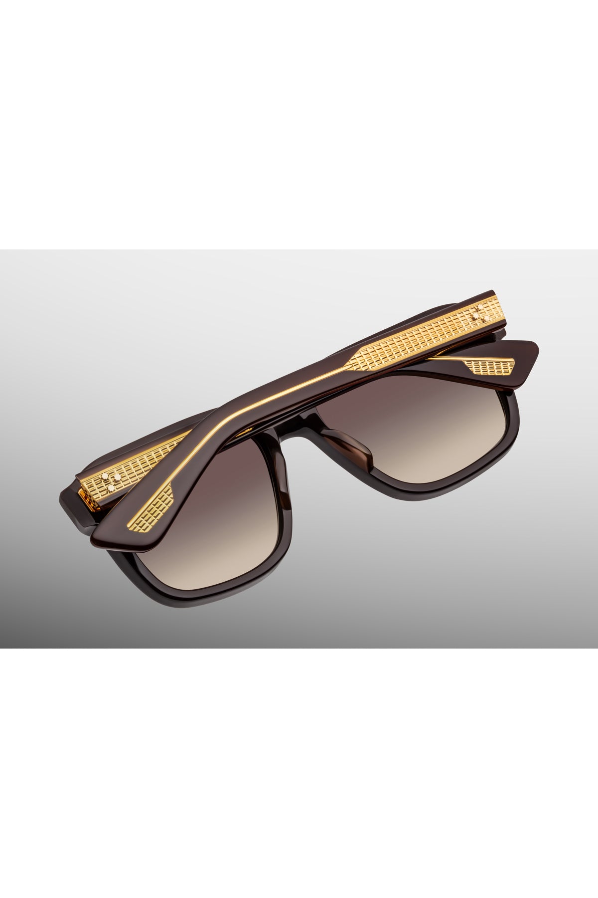 Jacques Marie Mage | Yves Epoxy Sunglasses in Ganache