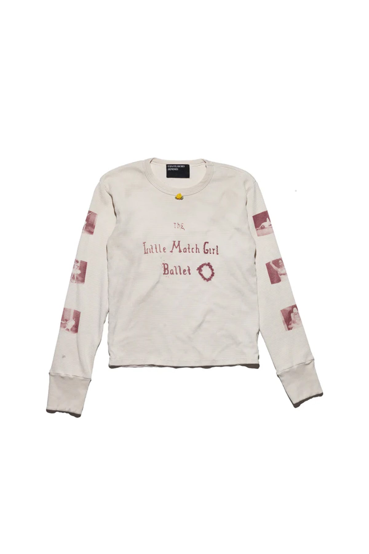 ENFANTS RICHES DÉPRIMÉS | LITTLE MATCH BALLET GIRL THERMAL LONG SLEEVE T-SHIRT