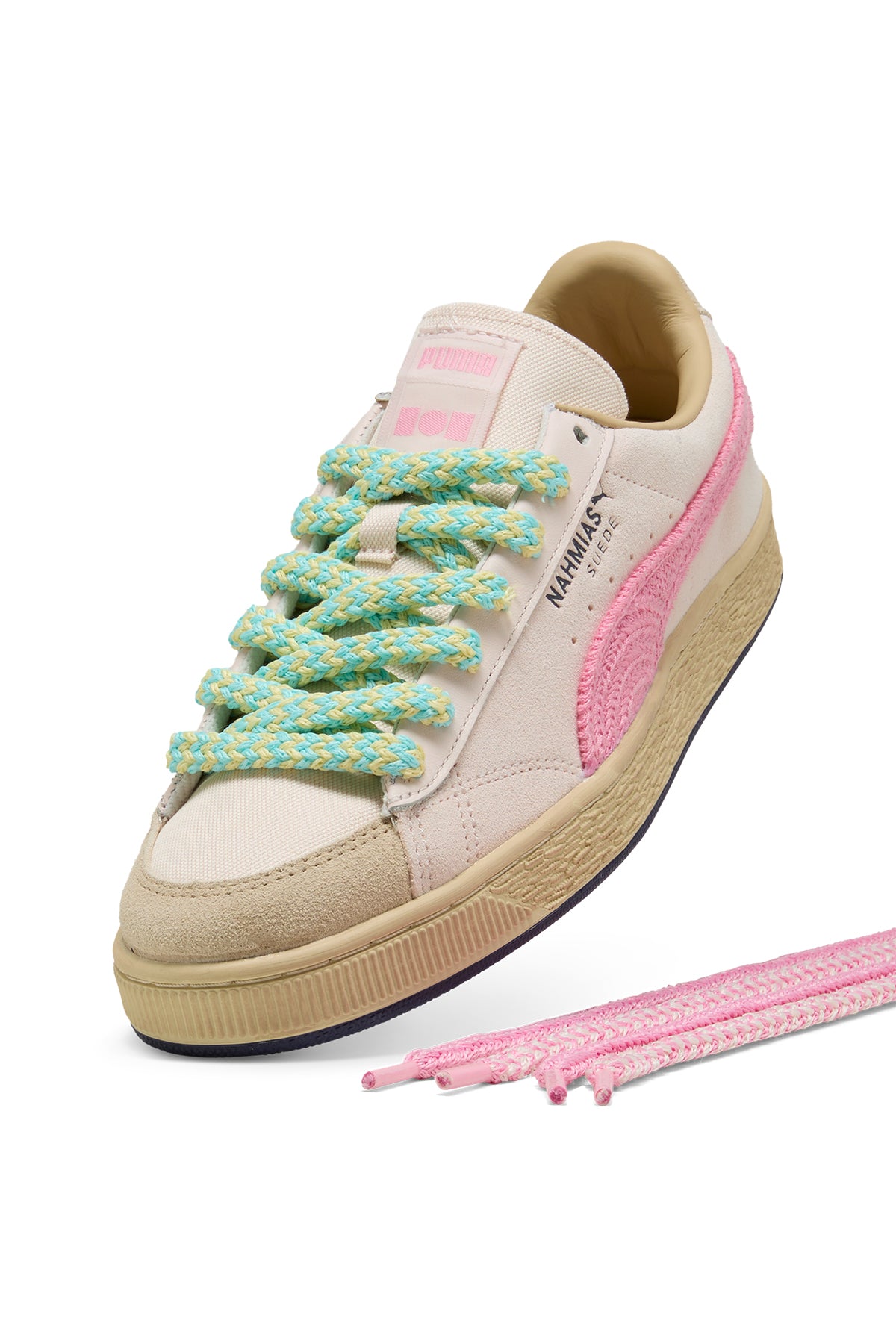 PUMA X NAHMIAS | JASMINE SUEDE NAHMIAS CROCHET SNEAKERS