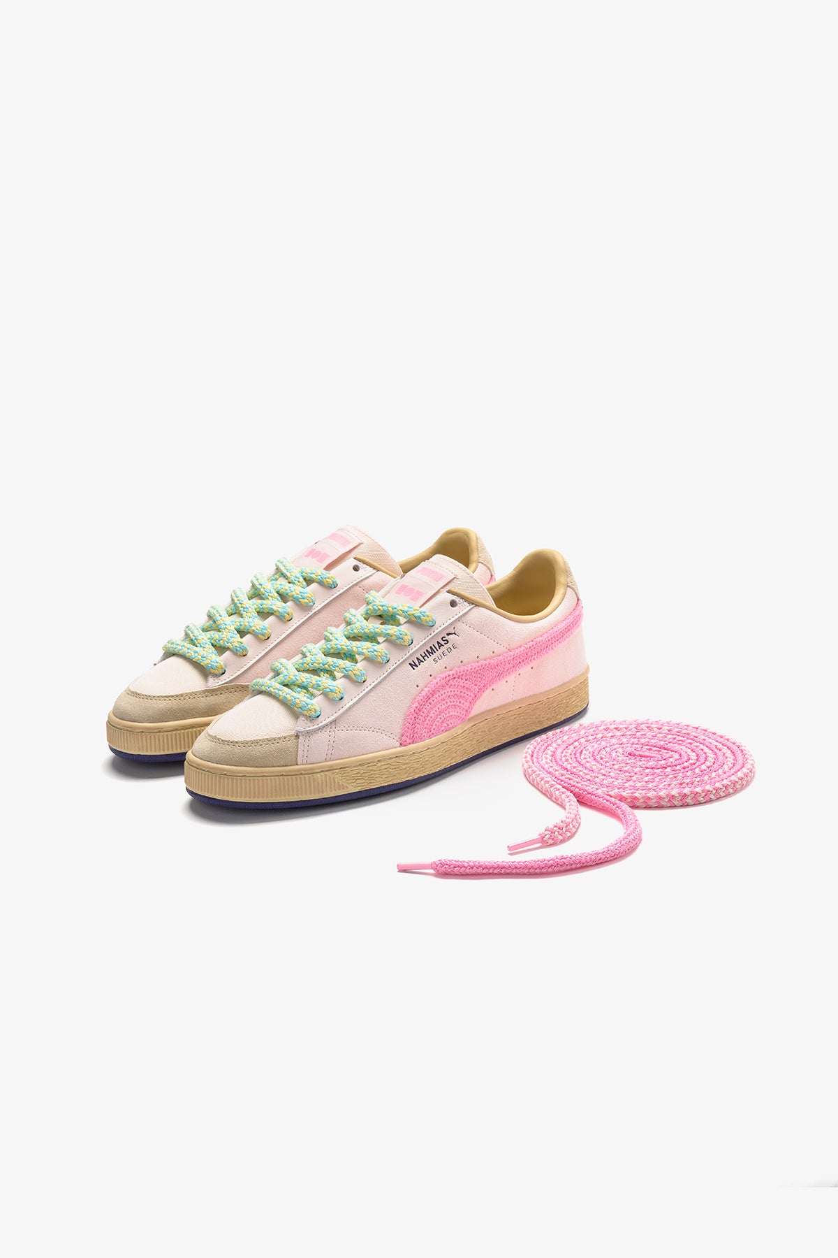 PUMA X NAHMIAS | JASMINE SUEDE NAHMIAS CROCHET SNEAKERS