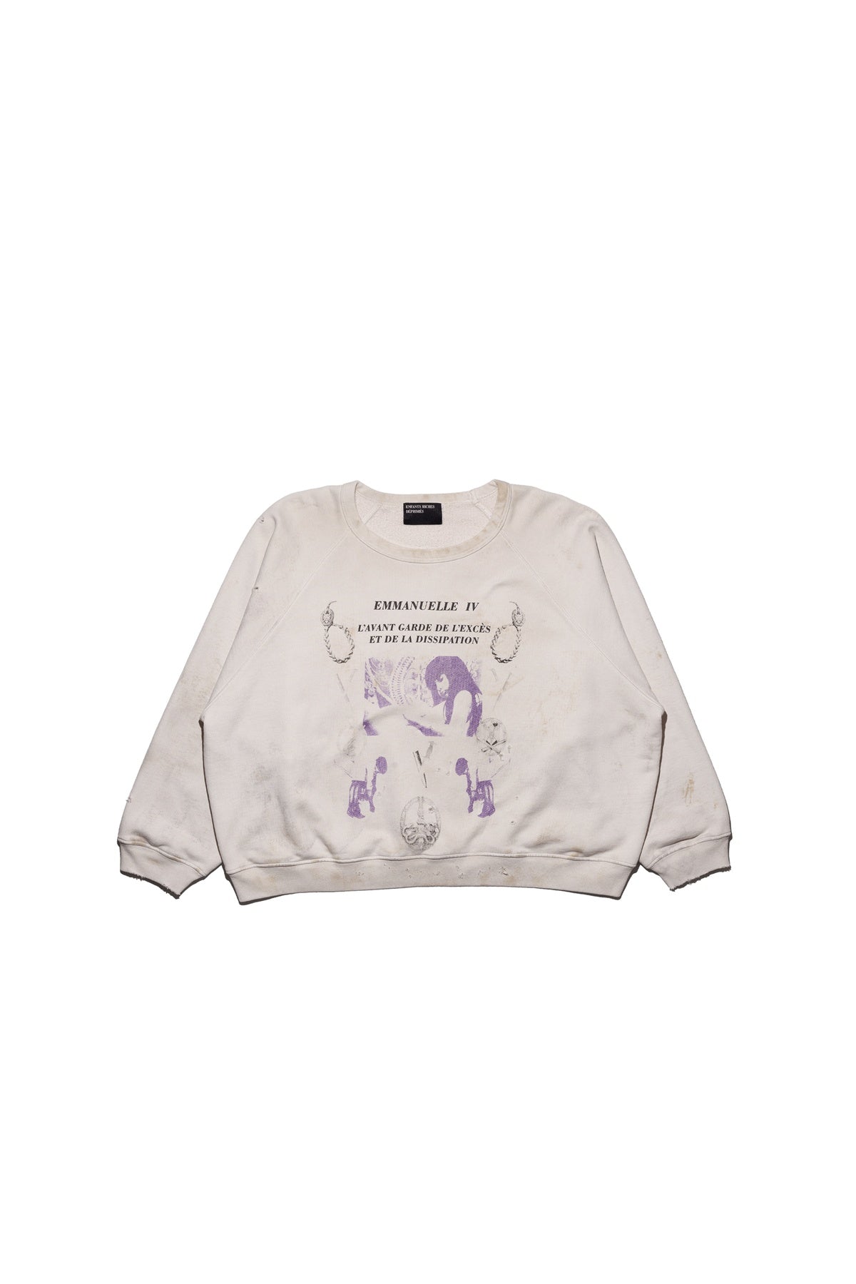 ENFANTS RICHES DÉPRIMÉS | EMMANUELLE IV RAGLAN CREWNECK