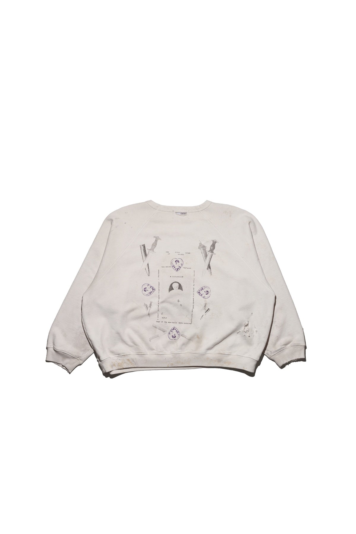 ENFANTS RICHES DÉPRIMÉS | EMMANUELLE IV RAGLAN CREWNECK