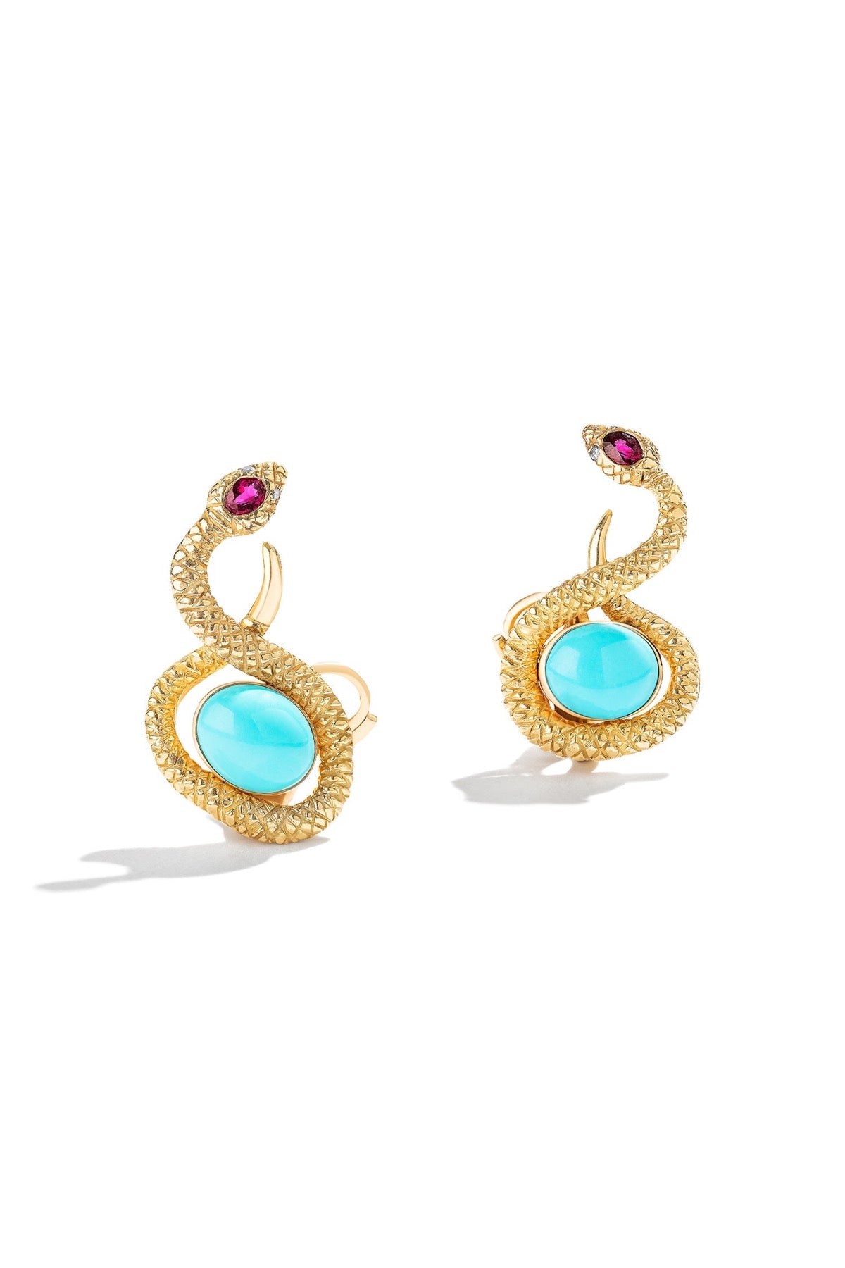 RENATO CIPULLO | TURQUOISE TRECCIA EARRING