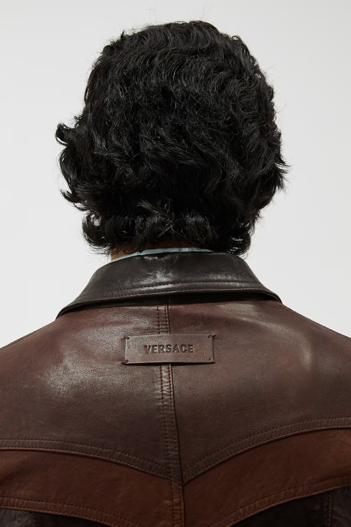 VERSACE | LEATHER BLOUSON