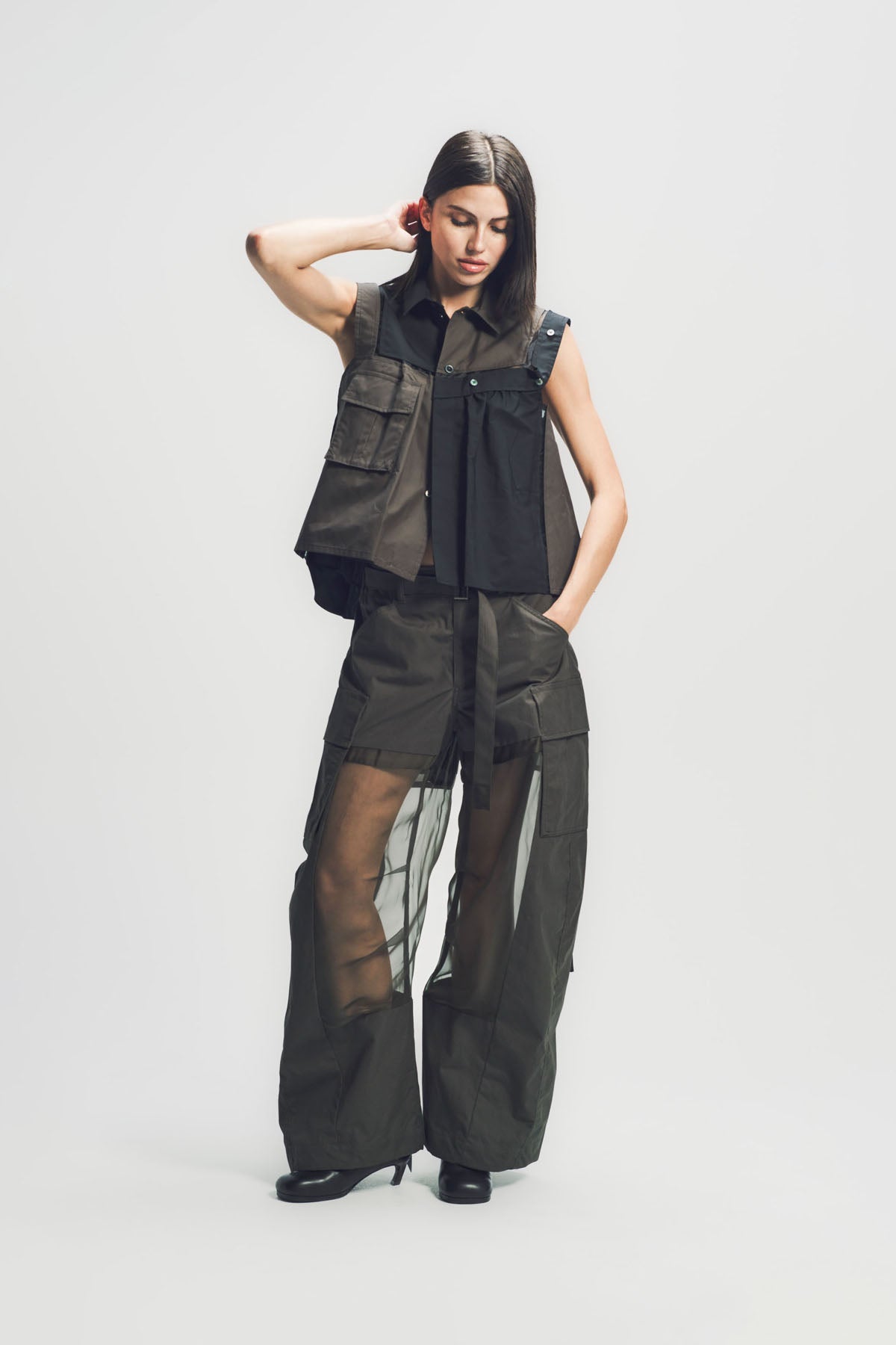 SACAI | COTTON COATING PANTS