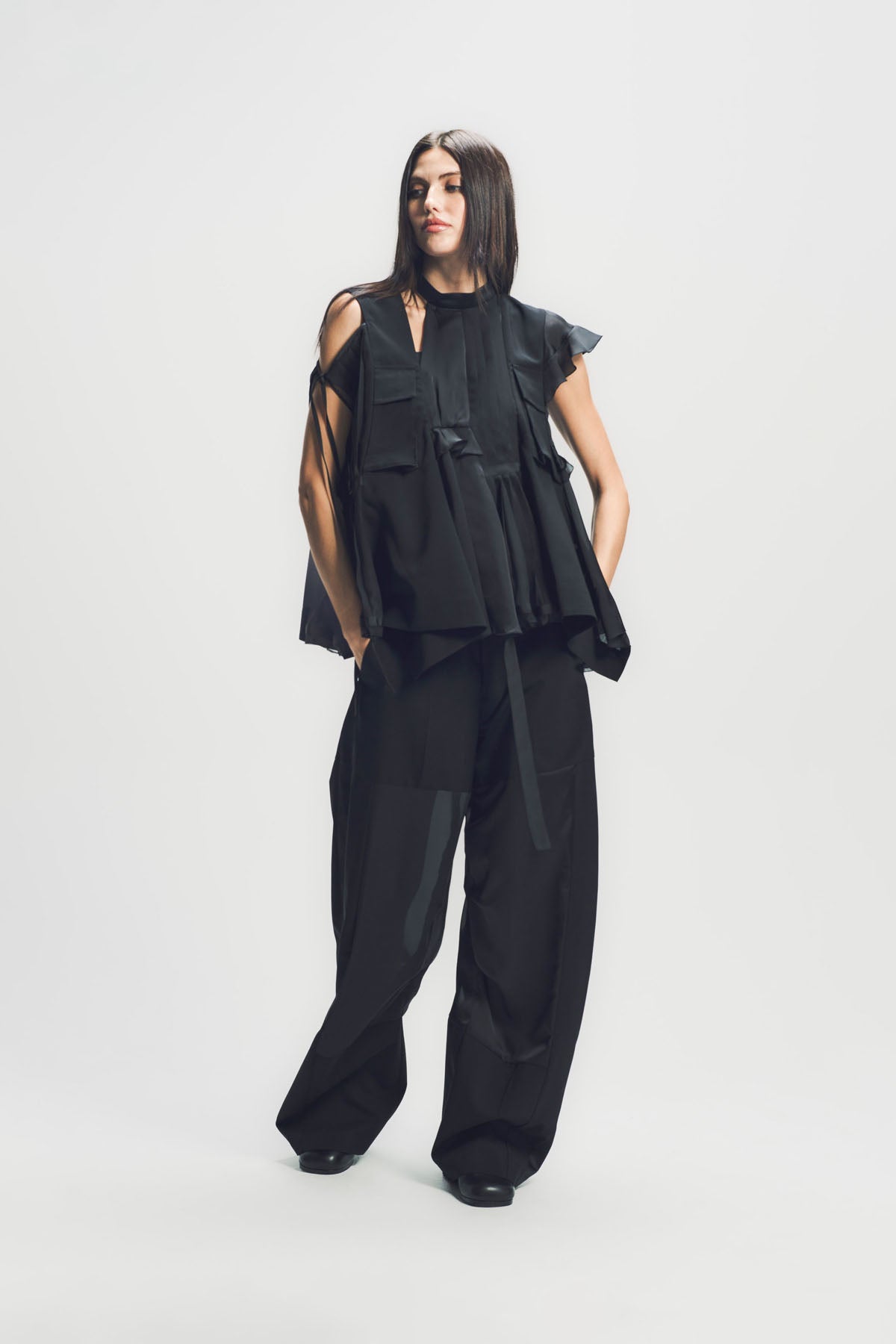 SACAI | FARBRIC MIX PULLOVER