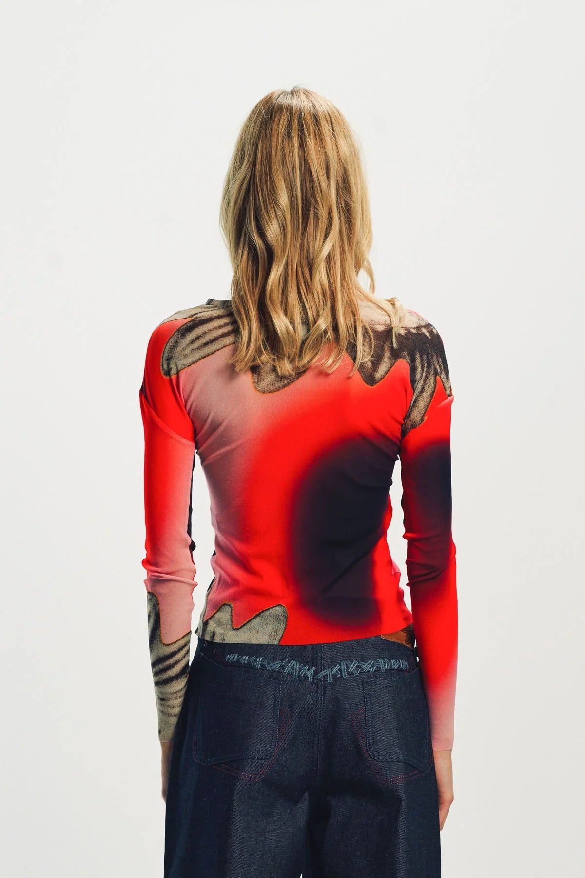 PAULA CANOVAS DEL VAS | ACID FLOWER MESH TOP