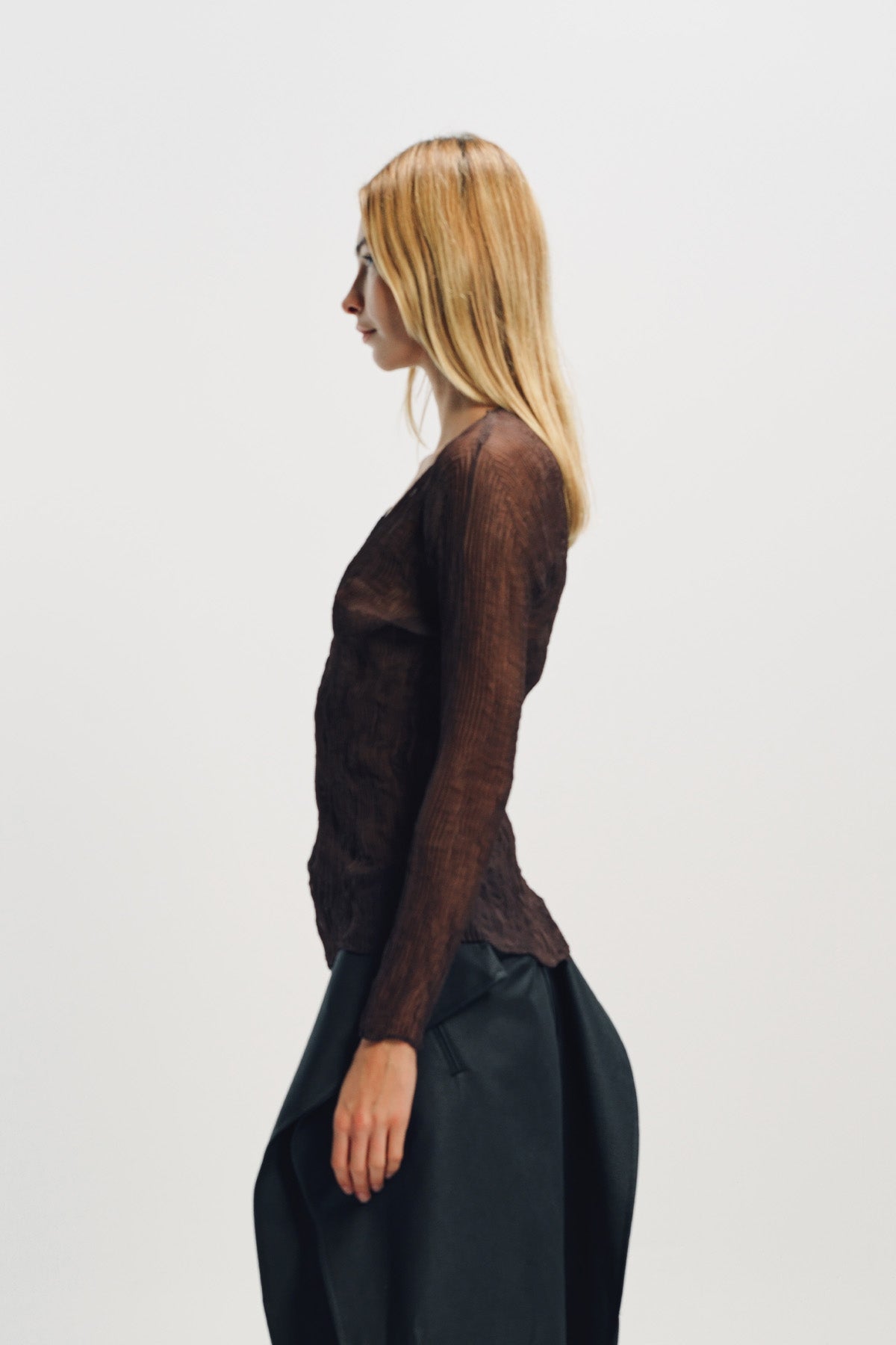 ISSEY MIYAKE | CHIFFON TWIST TOP