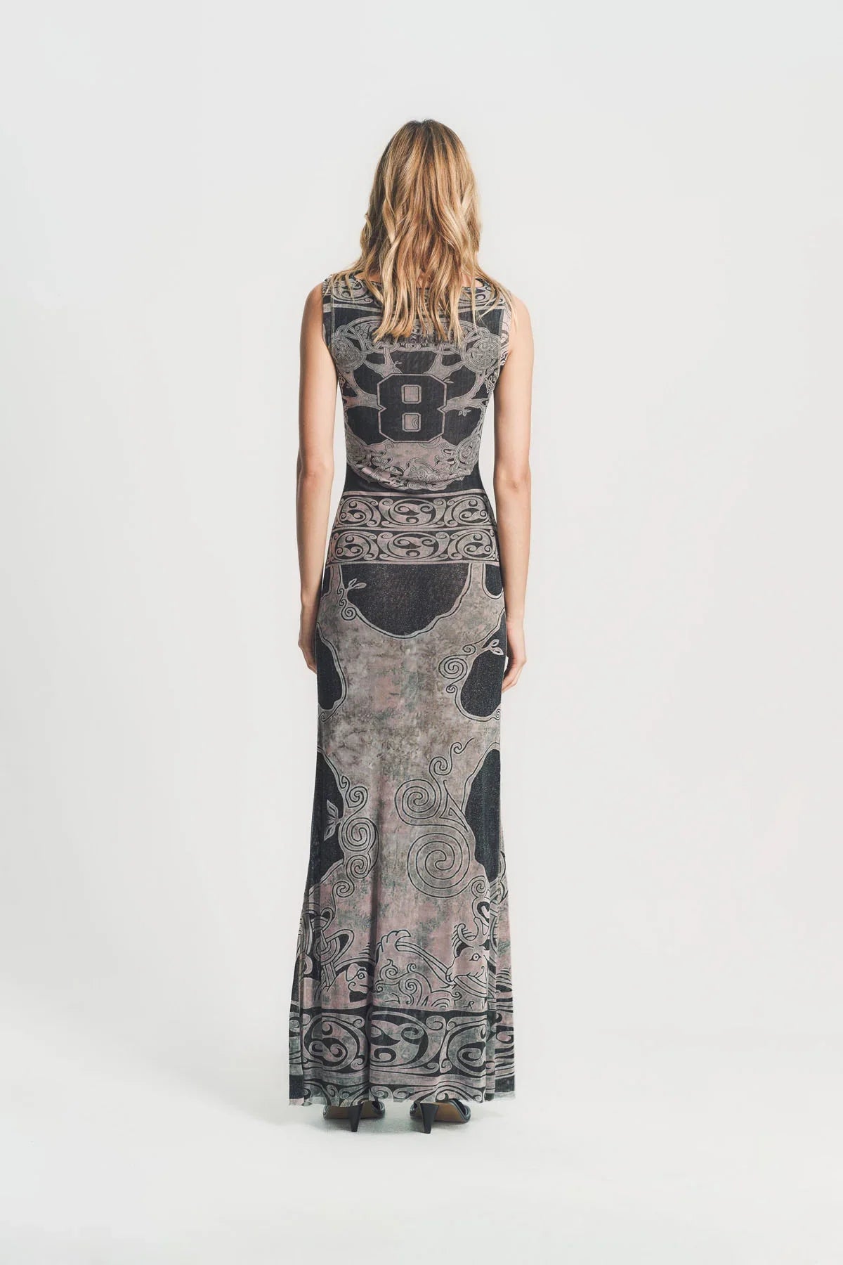 OTTOLINGER | MESH MAXI GOWN