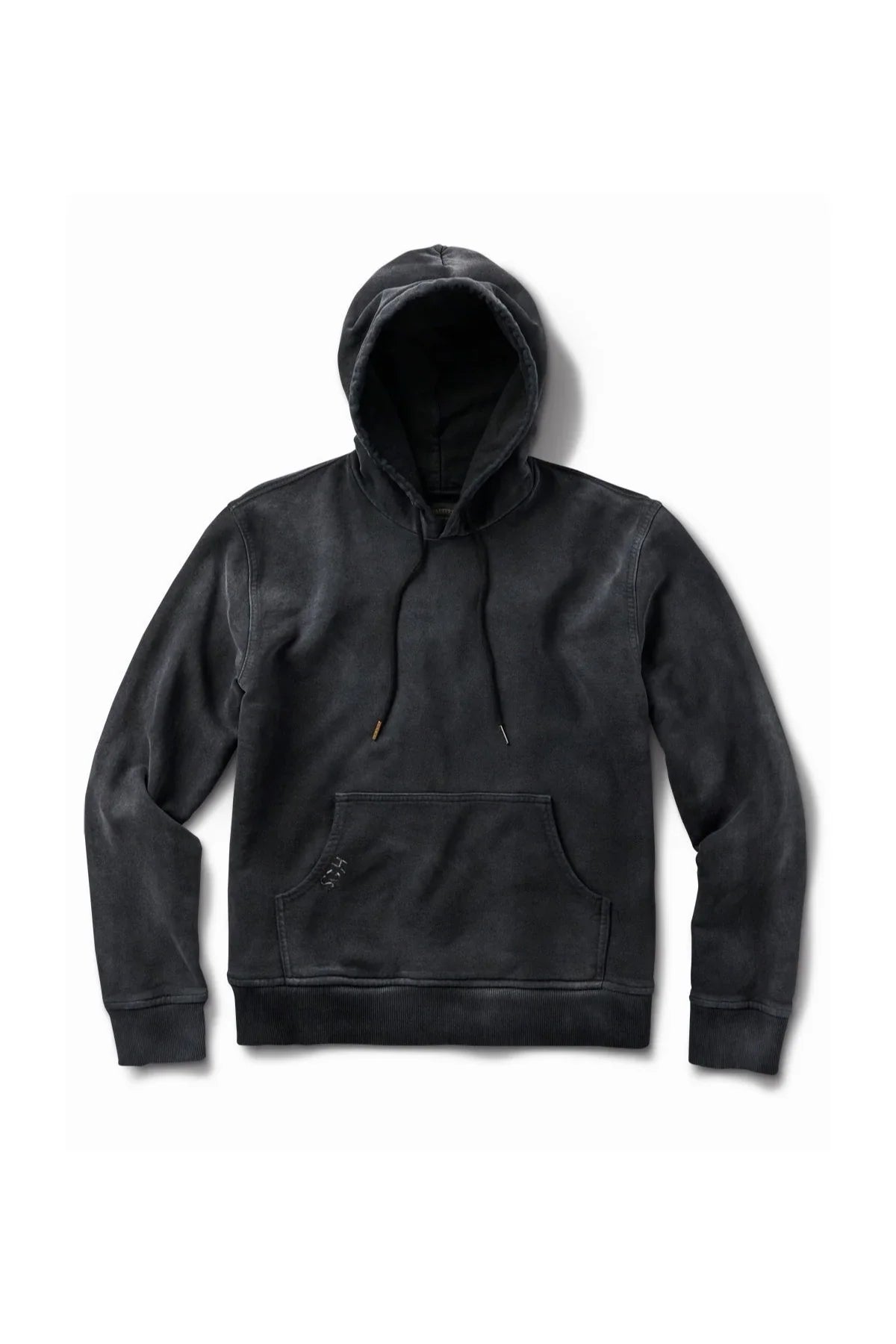 Schaeffer's Garment Hotel | 20 Oz French Terry Worn & Bleached Black Hoodie