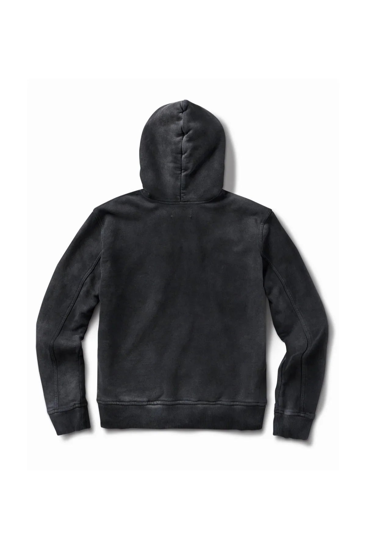 Schaeffer's Garment Hotel | 20 Oz French Terry Worn & Bleached Black Hoodie