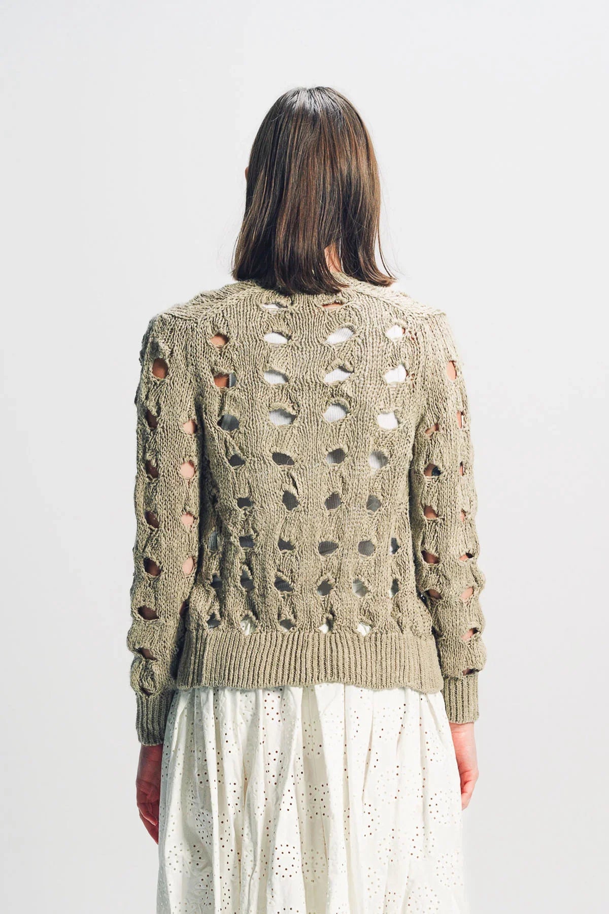COMME DES GARCONS | HEMP PATTERN CARDIGAN