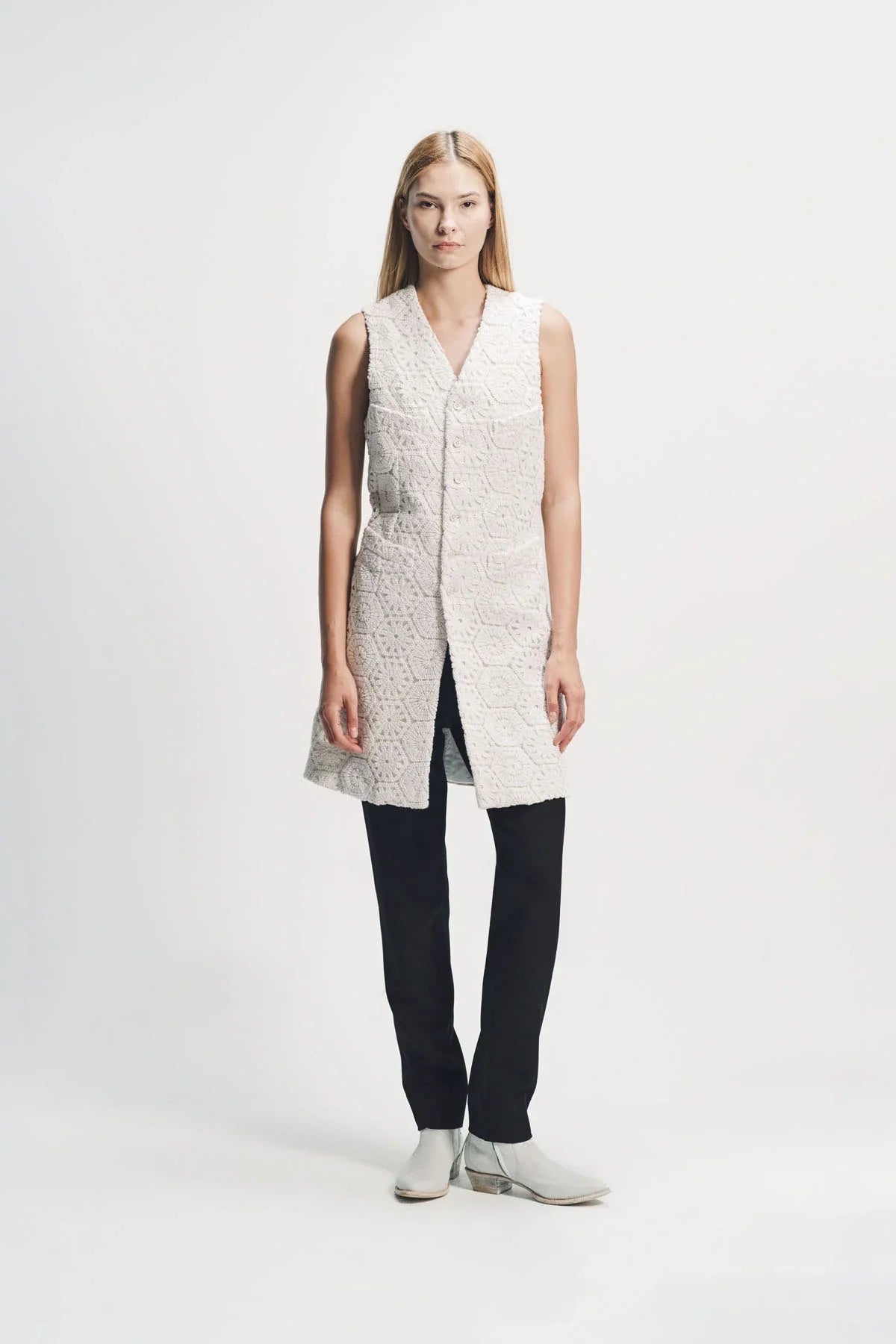 Comme Des Garcons | Lace Jute Vest