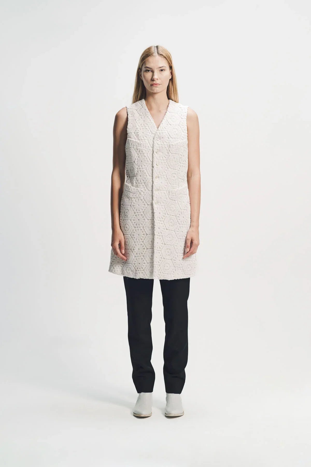Comme Des Garcons | Lace Jute Vest
