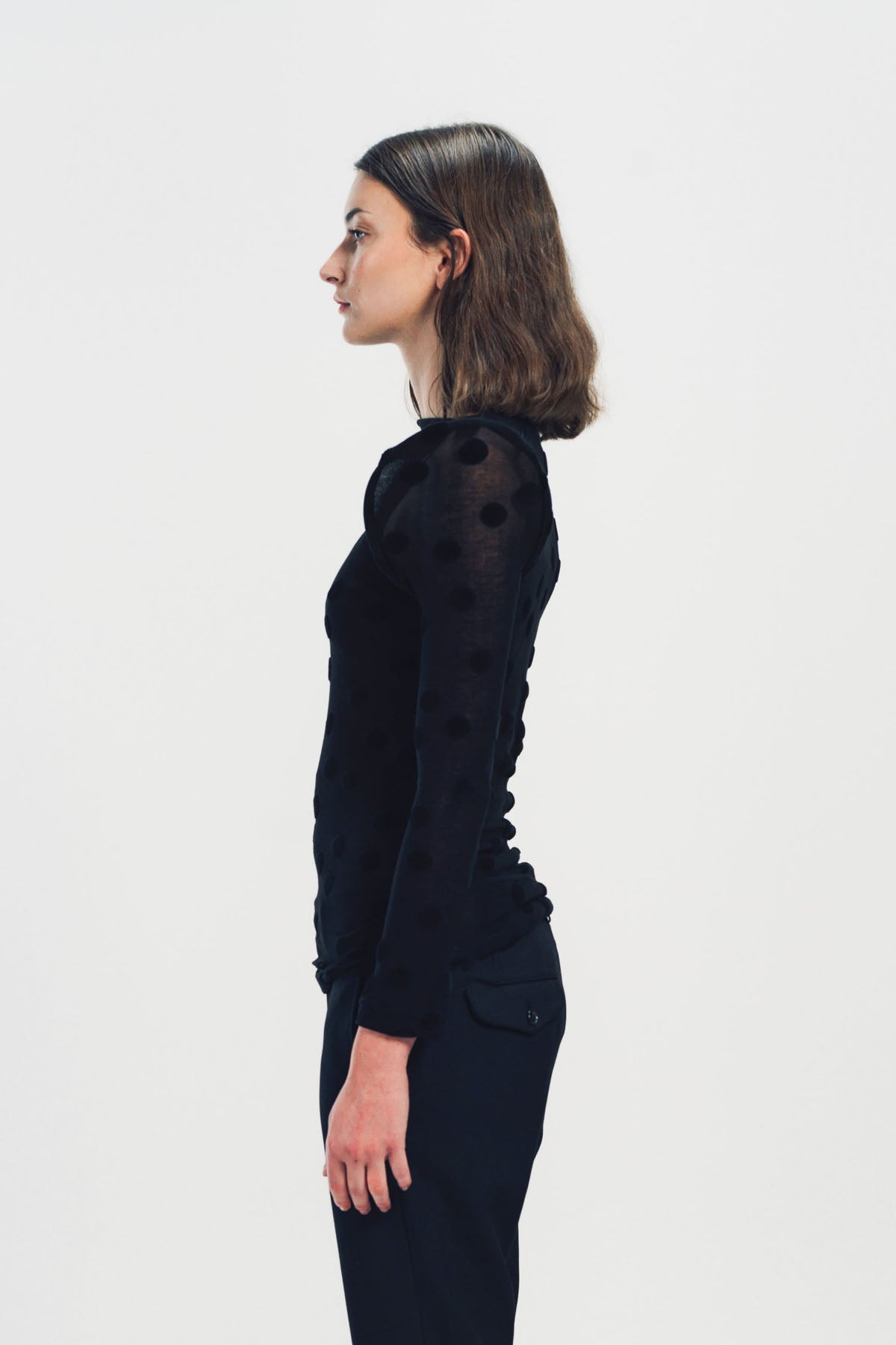 JUNYA WATANABE | POLKA DOT PILE TOP