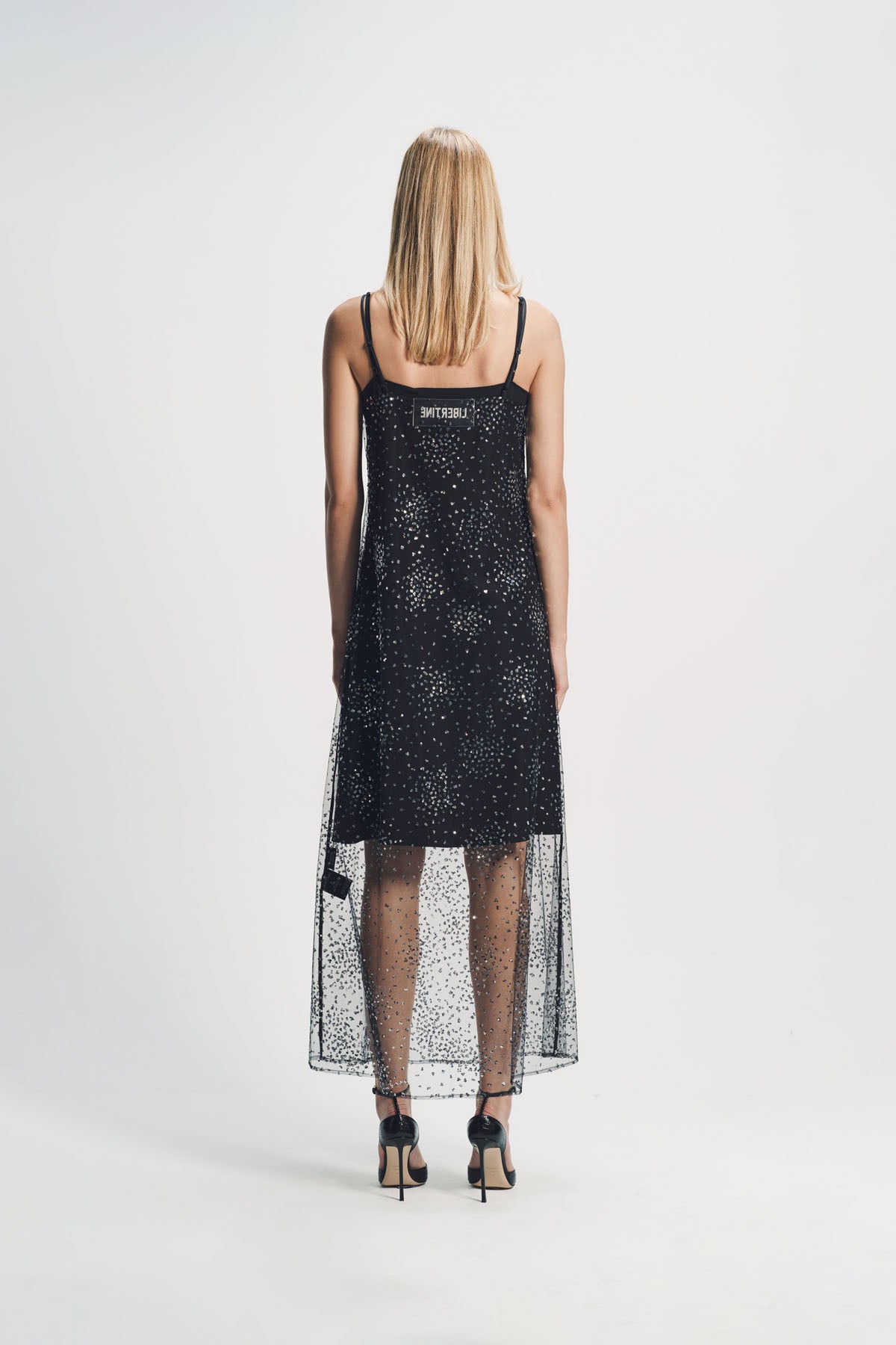LIBERTINE | ‘LUNAR NOIR’ CLASSIC SLIP DRESS