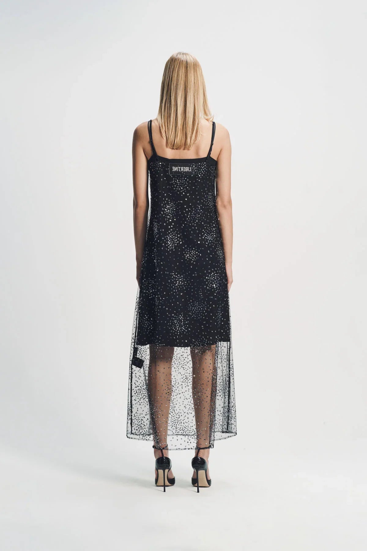 LIBERTINE | ‘LUNAR NOIR’ CLASSIC SLIP DRESS